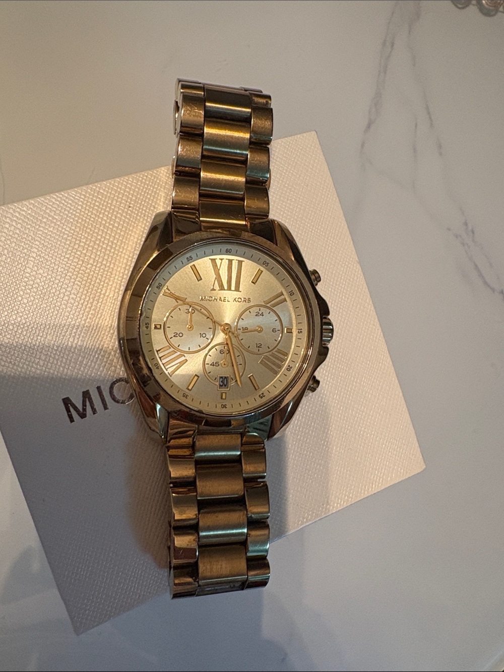 Michael Kors Gold Chronograph Watch